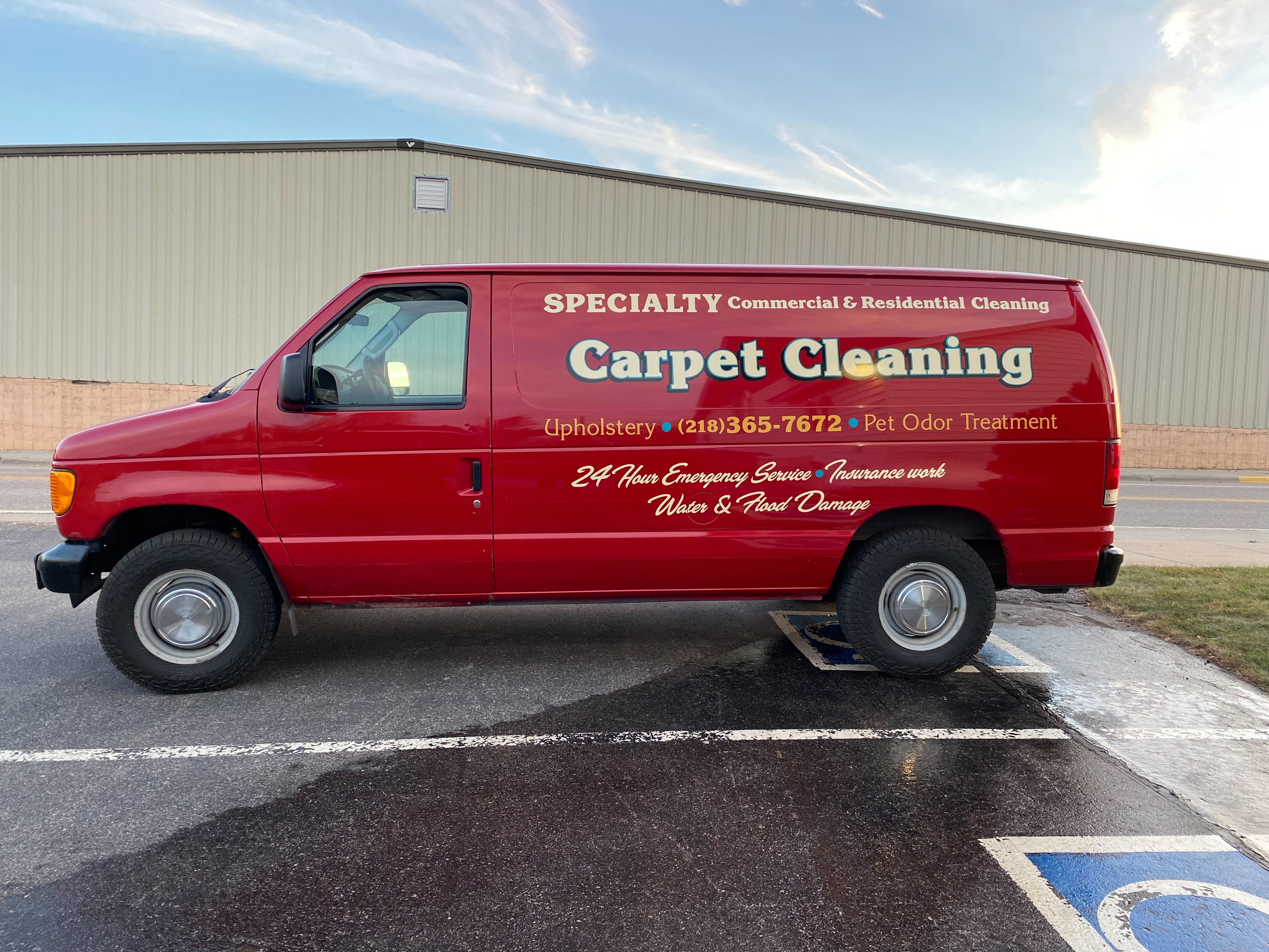 Specialty Cleaning van